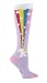 Sock it to Me Women's Rainbow Blast Knee High Socks, women's shoe size 5-10
