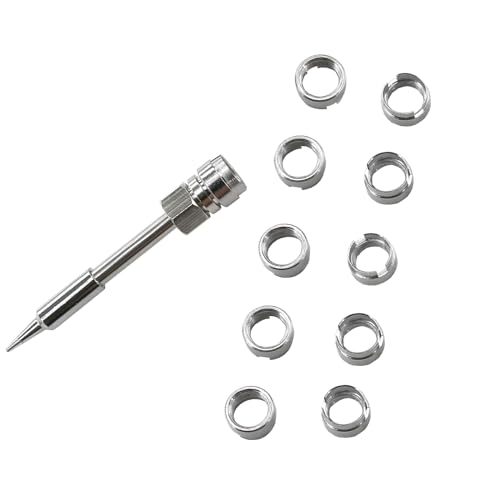 New 510 Thread Adapter,Thread Screw Converter,Soldering Iron Adapters,510 Adapter Connector Suitable for Repair Replacing Soldering Iron Tips of Different Models and Sizes(10pcs)