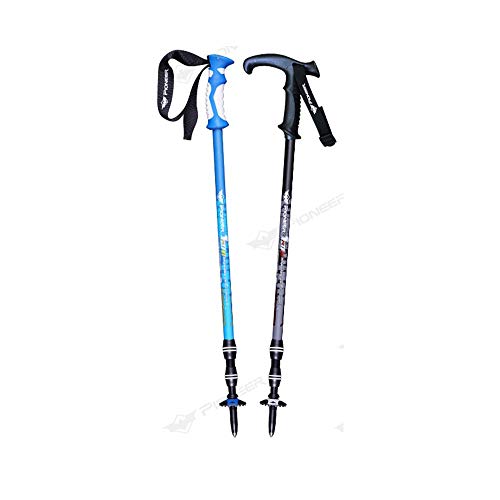 Poste de trekking de aluminio MU bastón telescópico ligero de senderismo