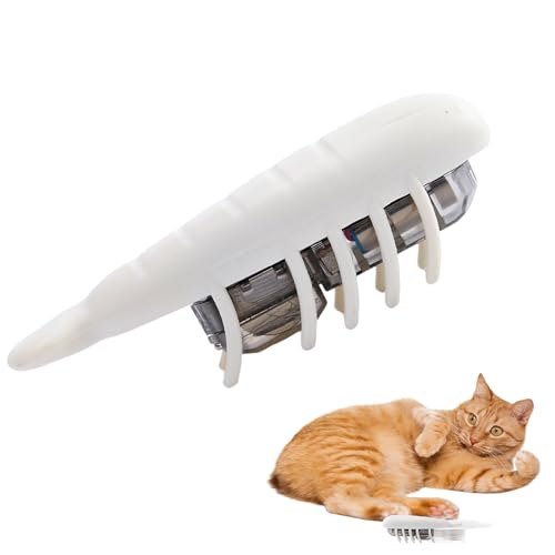 インタラクティブキャットトイ, 自動タッチセンサー式 キャットトイ, 子猫の獲物追跡 狩猟シミュレーション マンション暮らし対応 運動不足解消 床遊び 退屈解消