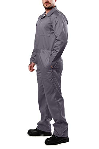 Kolossus Coveralls for Men Long Sleeve Cotton Blend Work Jumpsuit