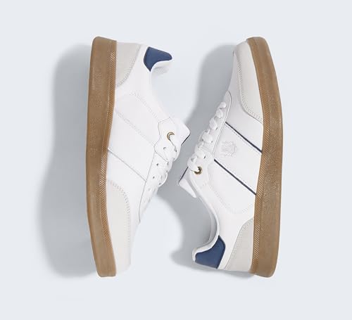 LUCKY STEP Men's Fashion Sneakers Casual Shoes Retro Suede Genuine Leather Skate Tennis Walking Shoes for Male3