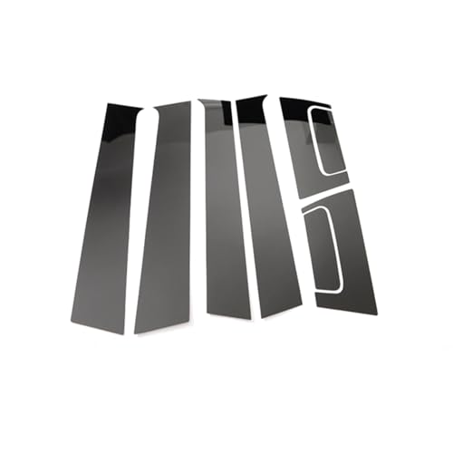 Pegatina negra del pilar de coche y cubiertas para ventana lateral de Honda HR-V 2016-2020