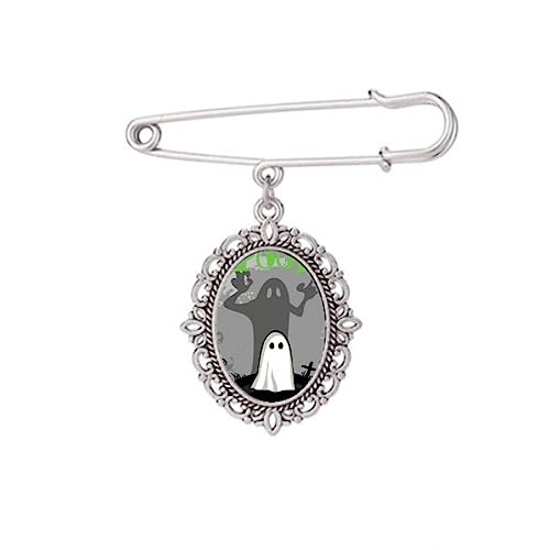 Broche Halloween pour chemise et robe : accessoire gothique M