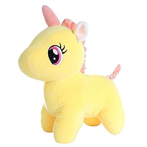 Babique Unicorn Teddy Bear Plush Soft Toy Cute Kids Birthday Animal Baby Boys/Girls (25 Cm, Yellow) (Image - 2)