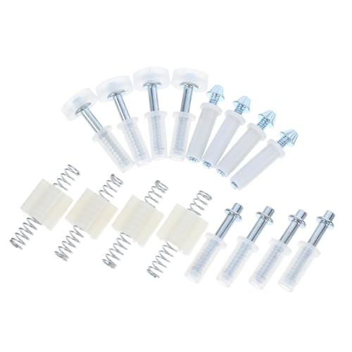 Kit de reparación para puertas plegables Veemoon, 16 piezas, ruedas y pivotes de reemplazo para puertas correderas de armario, instalación fácil y funcionamiento suave
