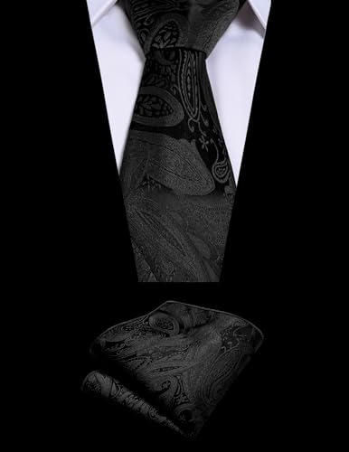 COOFANDY Conjunto masculino de 3 peças de gravata Paisley colete formal colete terno colete conjunto