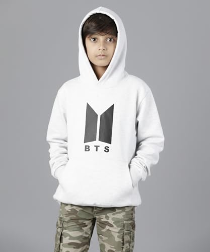 Image of KYDA KIDS Boys Cotton Regular Fit Hooded Neck Hoodies - Sweatshirt with Hoodies Full Sleeves Winter Wear, Long Sleeve Sweatshirts for Boys