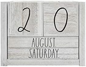 Amazon.com : Rae Dunn Perpetual Calendar - Desk Decor for Home, Office and Classroom - White Distressed Wooden Blocks with Date, Day of The Week, Month - Rustic, Farmhouse, Vintage, Antique, Shabby amazon-com-rae-dunn-perpetual-calendar-desk-decor-for-home-office-and-classroom-white-distressed-wooden-blocks-with-date-day-of-the-week-month-rustic-farmhouse-vintage-antique-shabby