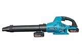 soffiatore a batteria 88v con 2 batterie 4.0ah, 2 anni di garanzia, 240 km/h, 20000 rpm, 6 velocità regolabili, soffiatore foglie elettrico con caricabatteria e ugelli inclusi