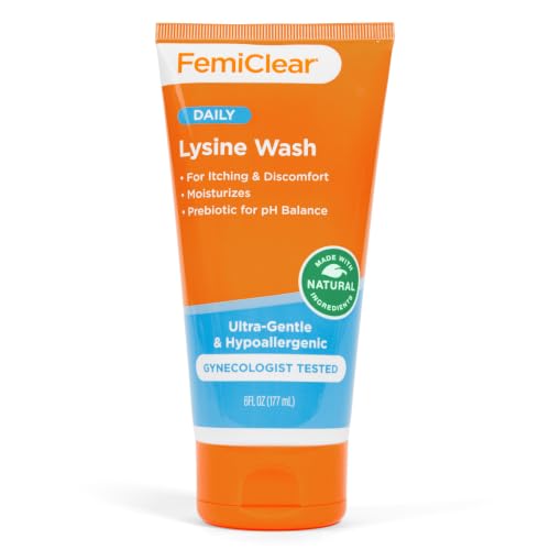 FemiClear Daily Lysine Feminine Wash, Ultra-Gentle Cleansing, 6 fl oz