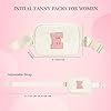 YOOLIFE Easter Gifts for Kids Girls - Birthday Gifts for 3 4 5 6 7 8 9 10 Year Old Girl, Initial Fanny Pack Girls Purse Belt Bag Crossbody Bag, Easter Basket Stuffers for Girl Kids Toddler, Beige L #5
