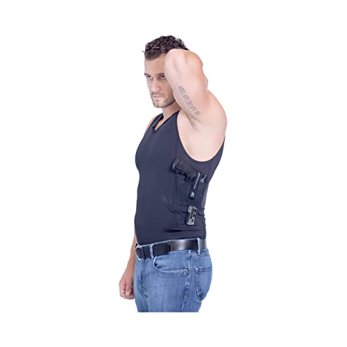 AC UNDERCOVER Men's Concealed Carry Tank Top - Secure Undershirt Gun Holster - Tactical & Everyday Use - (Small-3XL)