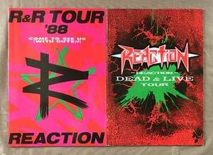 Amazon.co.jp: REACTION リアクション ツアーパンフレット 2冊 Amazon.co.jp: REACTION リアクション ツアーパンフレット 2冊