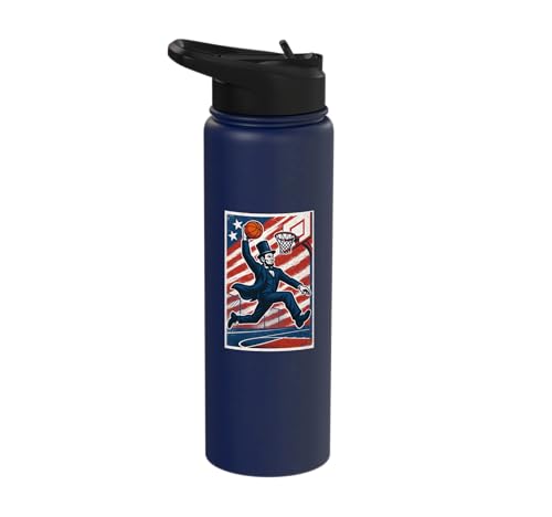 ABE LINCOLN SLAM DUNK ALL-AMERICAN BASKETBALL Stainless Steel Insulated Water