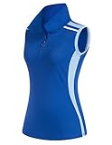 JACK SMITH Plus Size Womens Golf Shirts Sleeveless Polo Shirts Half Zip Polos for Women Activewear...