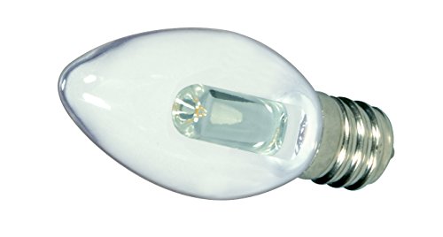Satco S9156 Candelabra Bulb In Light Finish, 2.13 Inches, Candela, Clear #TOP1