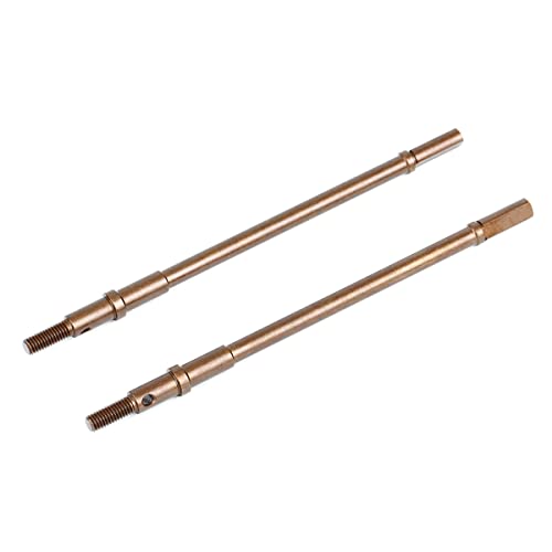 LCX Racing 1/6 RC Crawler Car Hard Steel Heavy Duty AR90 Rear Axle Internal Drive Shaft Set for RC Car Axial SCX6 AXI05000, Upgrades Parts Accessories (Rear Axle)