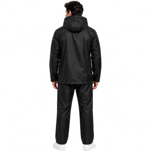 Image of Romano nx Men's 100% Waterproof Raincoat, Hooded, Reversible Double Layer, 3 Years Warranty