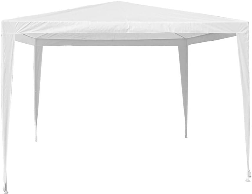 Gazebo con telo in PE 105 gr/mq da 2x3 metri Bianco da Giardino per Banchetti (Gazebo 2x3 Metri)