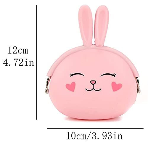 Yuemuop 2 Stuks Portemonnee Gemaakt van Siliconen, Cartoon Dieren Portemonnee, Mini Portemonnee voor Kinderen voor… - Afbeelding 8