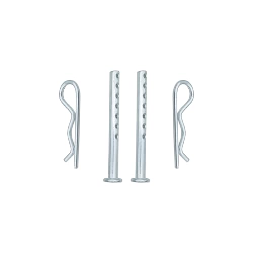 472795 014973472795 Clevis Pin with R- Clip Fits Home, Farm, Business, automotives (1/4 inch X 2-1/2 inches) 2 Pack