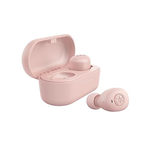 Yamaha TW-E3B True Wireless - Auriculares intrauditivos con Cuidado auditivo, Color Rosa