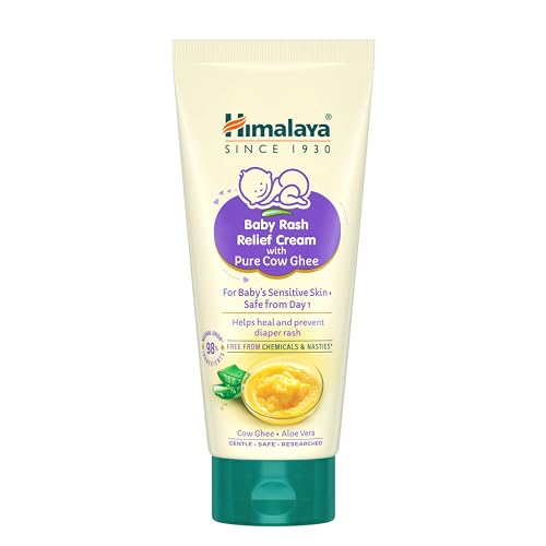Himalaya Baby Rash Relief Cream with Pure Cow Ghee 50gm | Helps heal and prevent diaper rash | For babys sensitive skin (B0CV5Y2YCP) Amazon Price History, Amazon Price Tracker