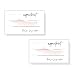 Lash Extension Appointment Reminder Cards | 50 Pack | 3.5 x 2