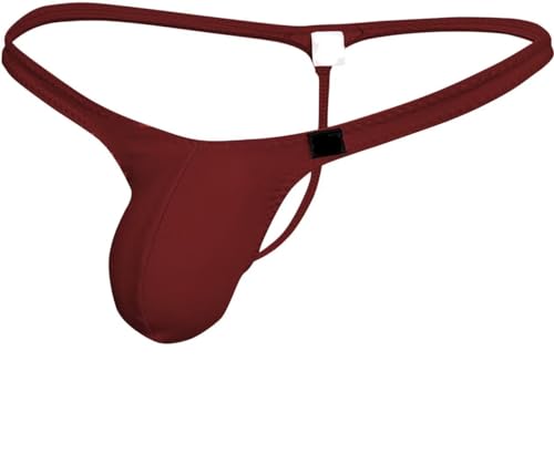 Mens G String Thong Underwear T-Back Thongs Low Rise Sexy Panties Swim
