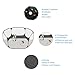 Small Animals C&C Cage Tent, Breathable & Transparent Pet Playpen Pop Open Outdoor/Indoor Exercise Fence, Portable Yard Fence for Guinea Pig, Rabbits, Hamster, Chinchillas and Hedgehogs