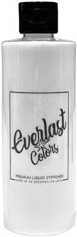 Everlast Colors Premium Liquid Solidifier, Fast-Acting Waste Stiffener, Hardens in 30 Seconds, for Tattoo and PMU Studios (8oz Bottle)
