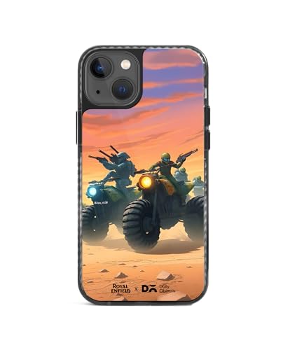 Image of DailyObjects Nexus Combat Stride 2.0 Magnetic Case Cover Compatible with iPhone 15 | Wireless Charging Slim Back Cover | 2 Layer Edge Protection & Shockproof