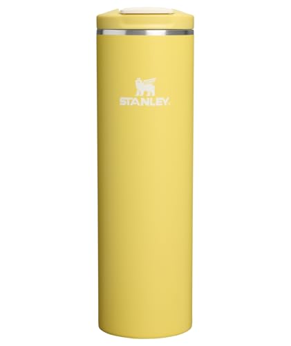 Image of STANLEY Transit FlipTop Mug | Leakproof Coffee Travel Cup | Vacuum Insulated Stainless Steel | Stays Hot or Cold for Hours | BPA-Free | 20 oz | Daffodil