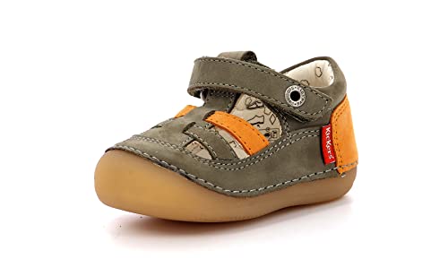 Kickers Sushy salomés garçon en cuir véritable premium