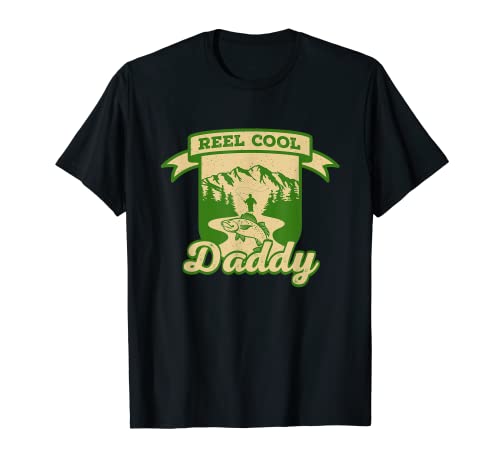 Carrete Cool Daddy Pesca Refranes Pescador Citas Divertido Papá Camiseta