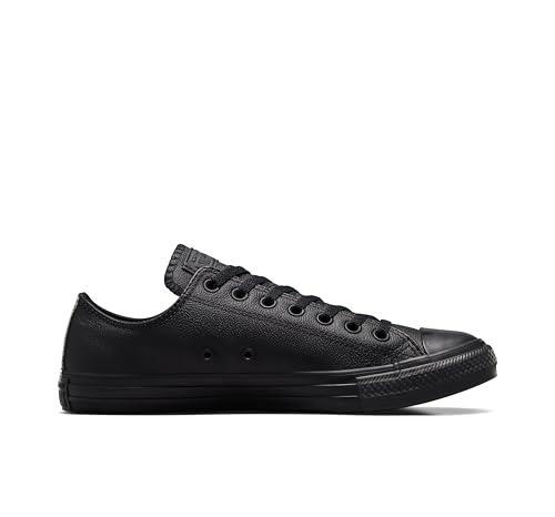 Converse Unisex Adult Chuck Taylor All Star Low Top, Black Mono, 13.5 Womens/11.5 Mens