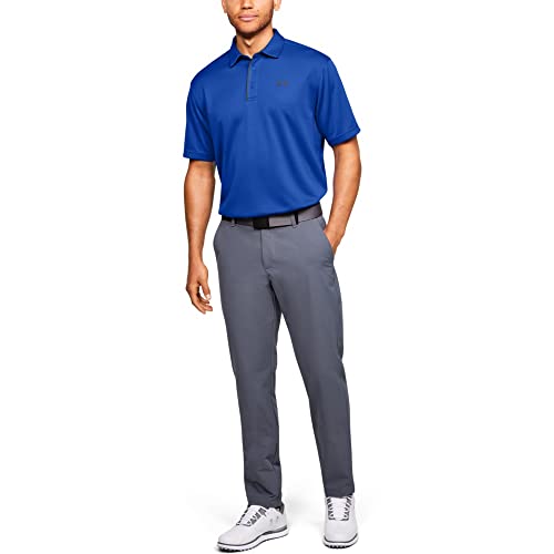 Image of Under Armour Men's Polyester Solid Tech Polo | T-Shirt | 1290140-001
