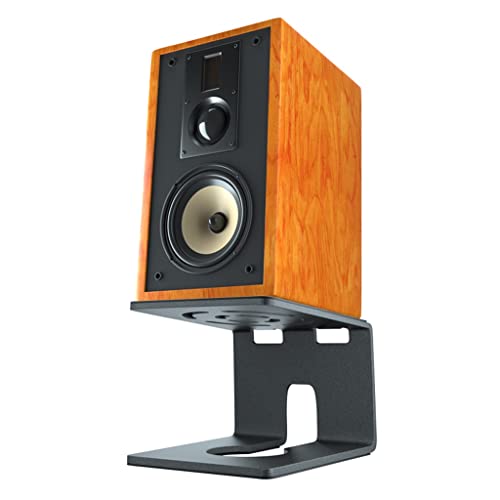 Coppia di supporti per altoparlanti da tavolo con cuscinetti di assorbimento delle vibrazioni, supporta fino a 18,1 kg per una migliore esperienza audio
