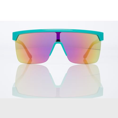 Image of Spy Optic Flynn, Shield Sunglasses, Color and Contrast Enhancing Lenses