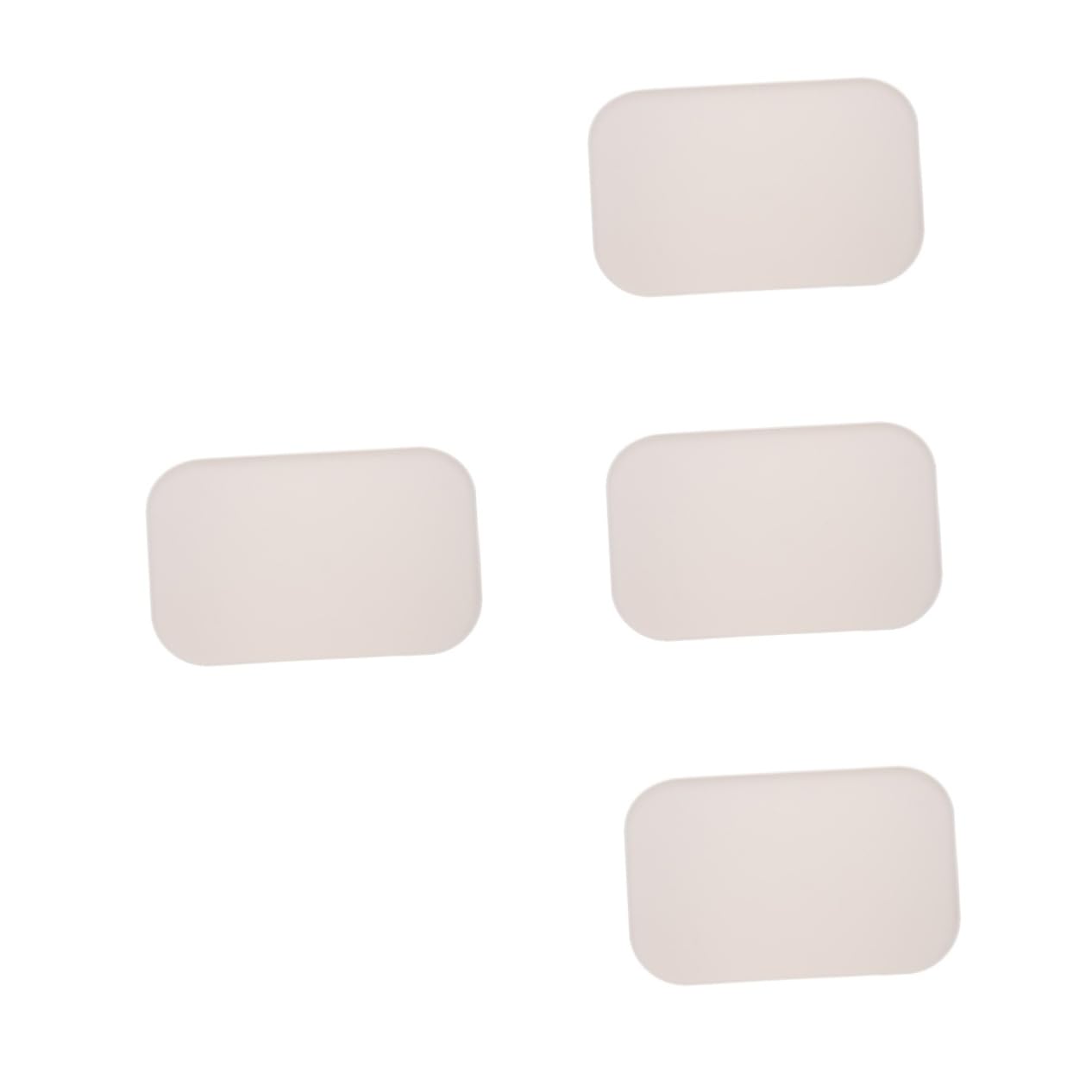 Happyyami 4stücke Silicone Pet Feeding Mat Mit Erhöhtem Rand wasserdichte Futtermatte Für Hunde Und Katzen rutschfest Leicht Zum Schutz des Bodens Beim Füttern Bietet Komfort Und