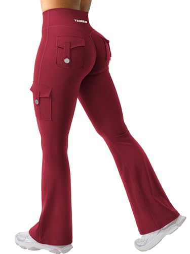 Image of YEOREO CoreFlex Women Workout Flare Leggings