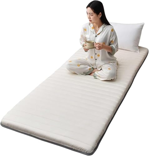 Matelas de sol – Futon japonais portable, matelas de couchage enroulable super doux pour dortoir et voyage, et solution de sommeil confortable