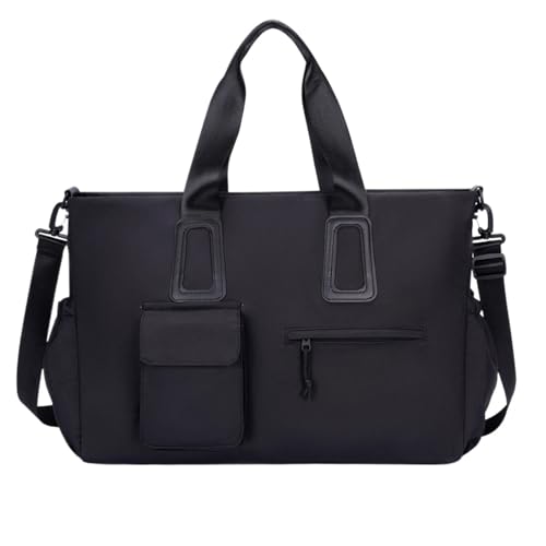 Bolso de Viaje for Yoga con Bolsillo Separado húmedo seco, Bolso Deportivo for Gimnasio, Bolso de Fin de Semana for Hombres y Mujeres(Black)