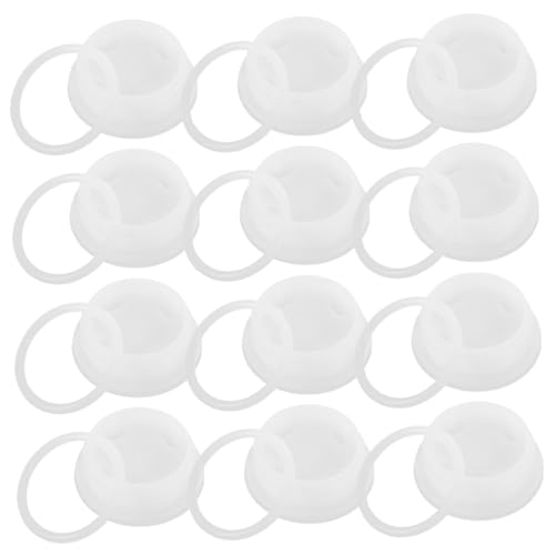 CHILDWEET 12pcs White Kettle Plastic Thread Gallon Barrel Caps Thread Gallon Jug Caps Gallon Storage Barrel Lid