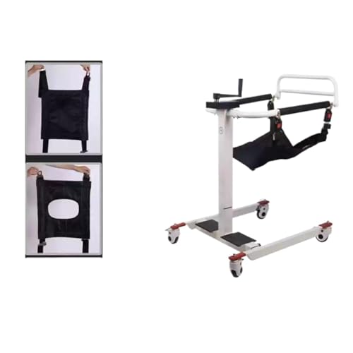 入浴用車いす 家庭用車椅子患者リフト ポータブルカーリフト ベッドサイド便器移動チェア 車輪付きシャワーチェア ポータブルトイレシート 高齢者用移乗補助具 移動 (A)