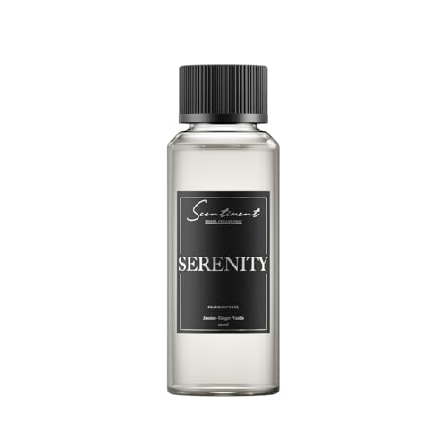 Scentiment - Serenity Hotel Diffuser Oil | Aromatherapy Home Fragrance | Inspired by Shangri-La Hotel® | Luxurious Scent with Notes of Jasmine, Ginger, Vanilla (120 mL)