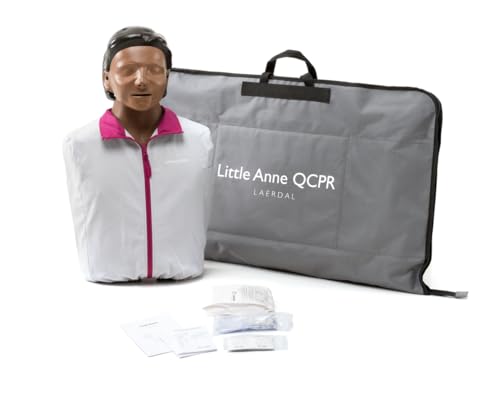 Laerdal Little Anne QCPR Dark | Adult CPR Manikin with Feedback - Bluetooth Connectivity & App Compatible - Thumbnail 2