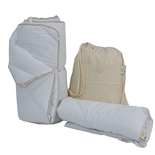 Zip&Dream Piumino In Ovatta Anallergica Topper per Culle e Lettini (Next2Me, Ovatta 300g)