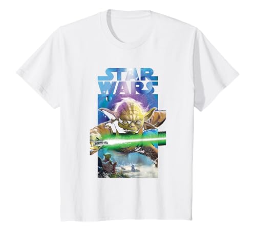 Image of Kids Star Wars Master Yoda Poster T-Shirt